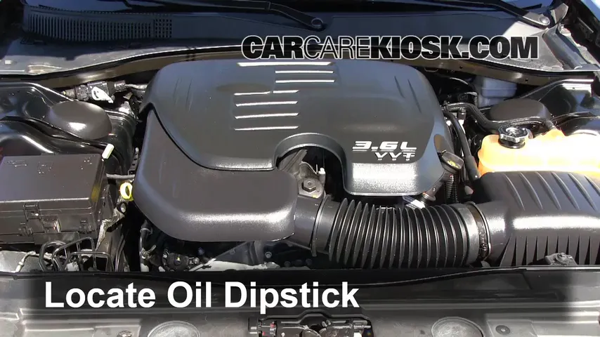 2012 Chrysler 300 Limited 3.6L V6 Oil Check Oil Level